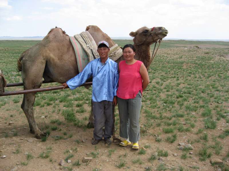 Darhanbaatar and his wife