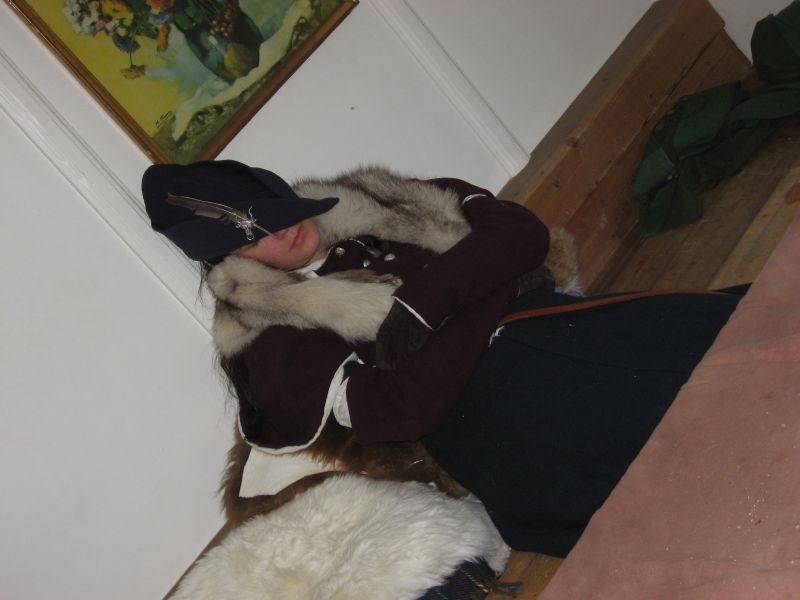Heidi Weber napping