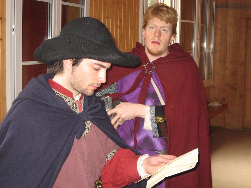 Lord Friedrich and his escort