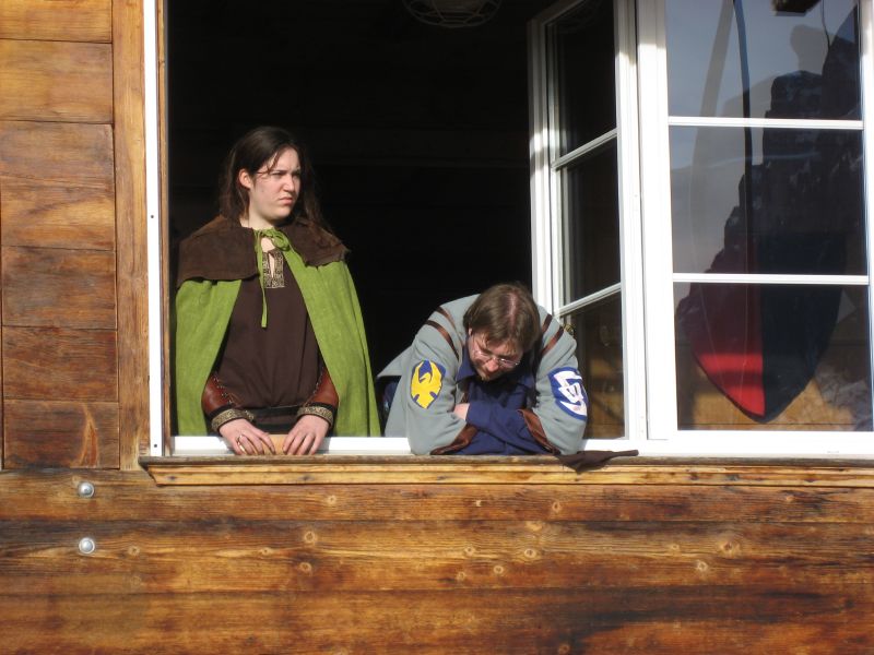 Islin & Victor observe the trial