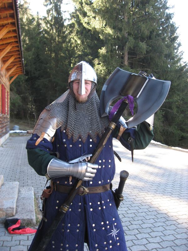 Captain Sven with his blessed Great-Axe