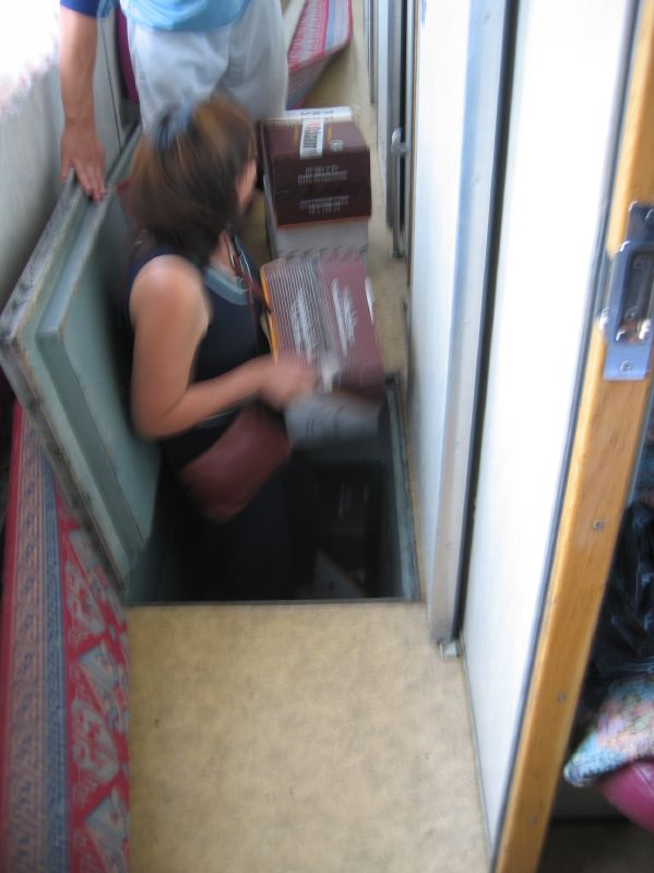 Secret Compartment in the Aisle
