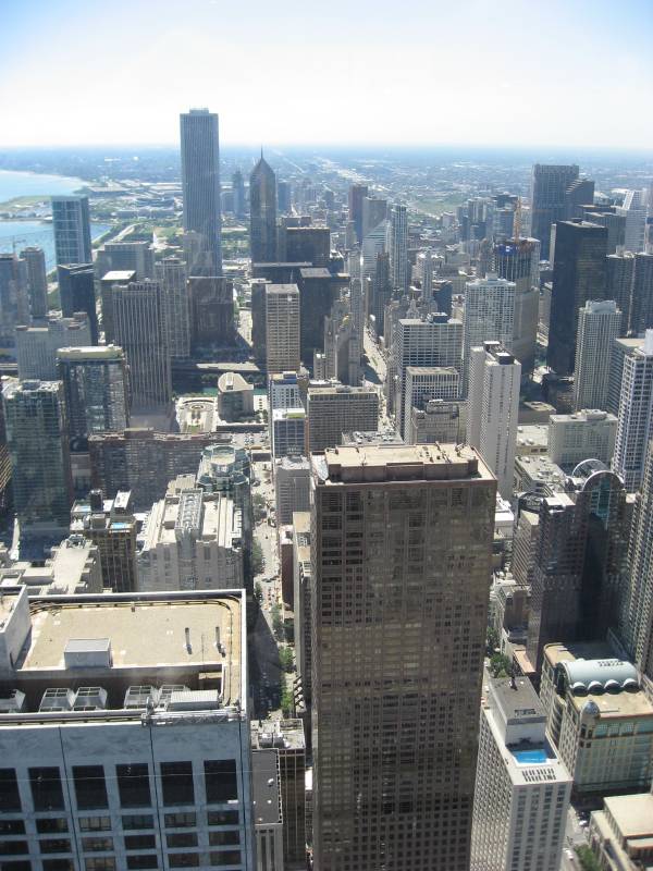 View from John Hancock Observatory