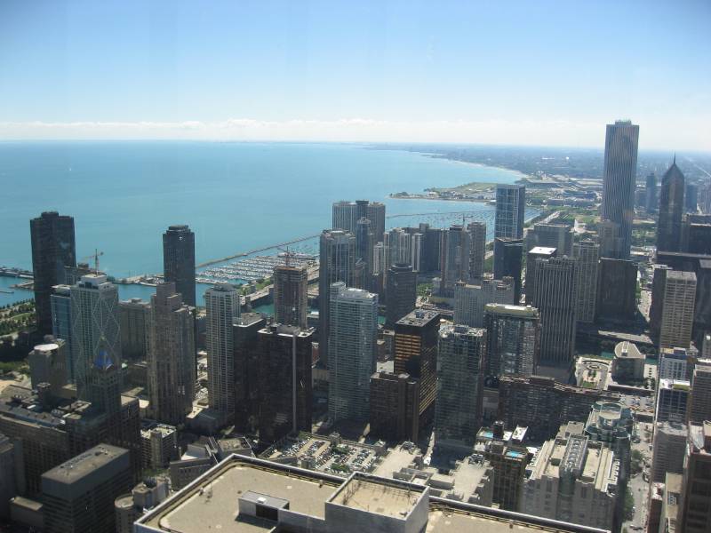 View from John Hancock Observatory