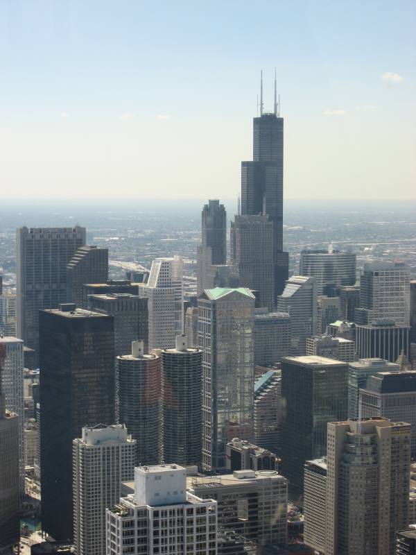 View from John Hancock Observatory