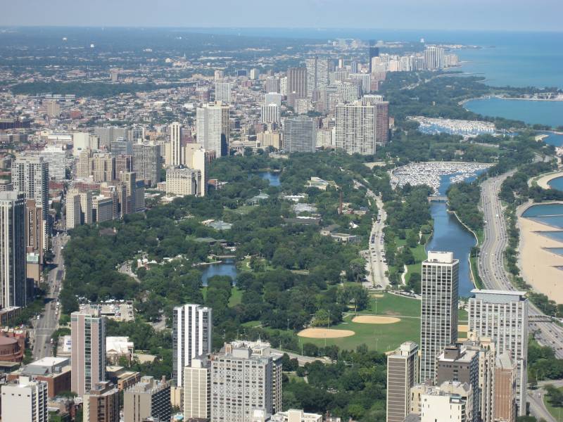 View from John Hancock Observatory