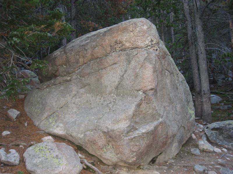 A rock with a face. A Troll?