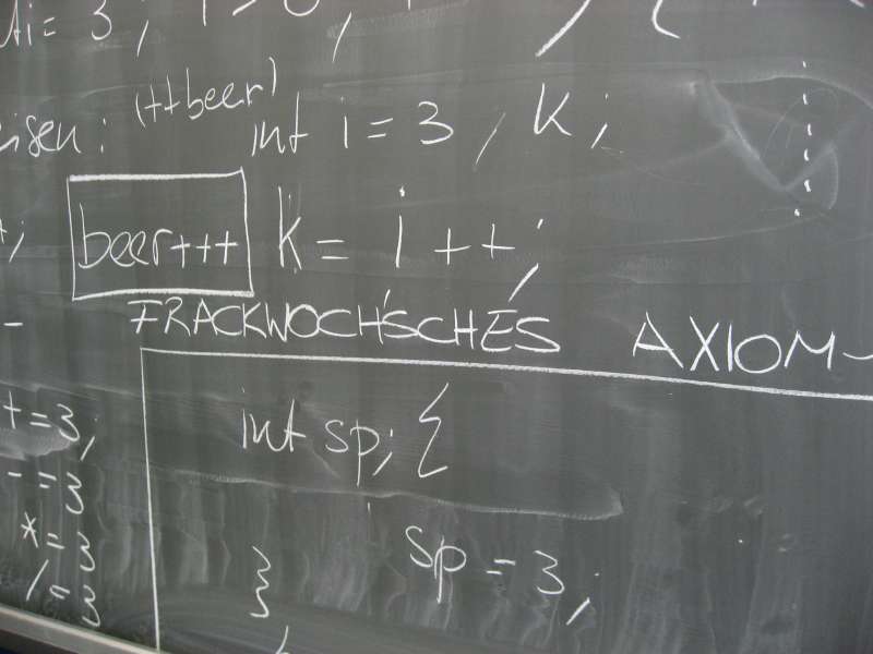 Frackwoch'sches Axiom: beer+++