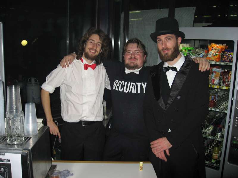 David, Peter, Matthieu (as undercover Security)